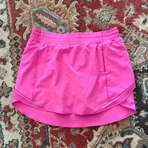 Lululemon Hotty Hot High-Rise Skirt Sonic Pink